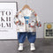 Boys spring and autumn suit set of three